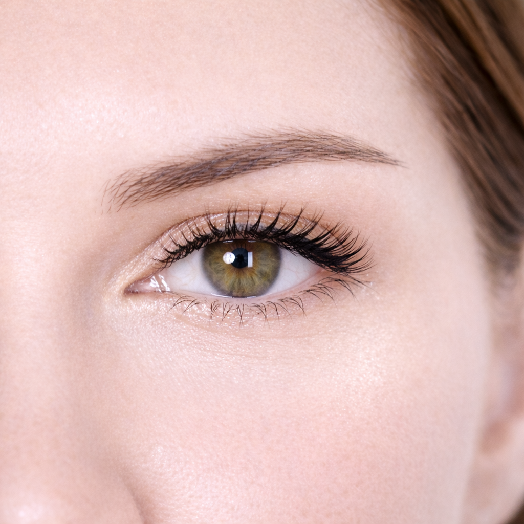 I AM TAHITI Natural Wispy False Eyelashes with Clear Band for